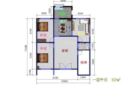龙翔山庄7室3厅2卫1,402万