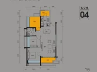 85平2+1房两厅两