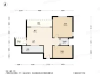 誉峯名门2居室户型图