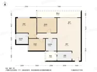 誉峯名门3居室户型图