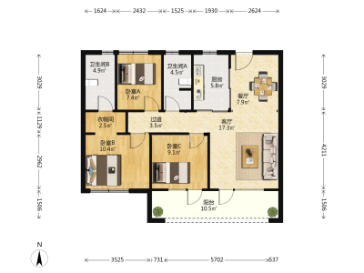 万科新都会二期