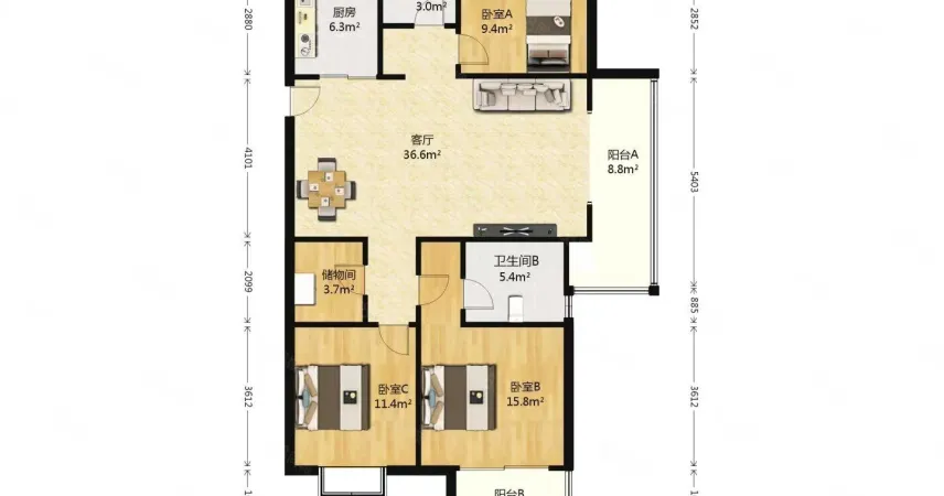 万达维多利亚湾（31-67号楼）