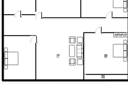 黄岛国货 3室1厅1卫南北 中装