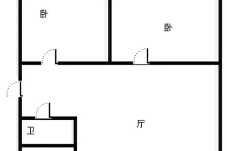 黄岛国货 2室1厅1卫南北 普装