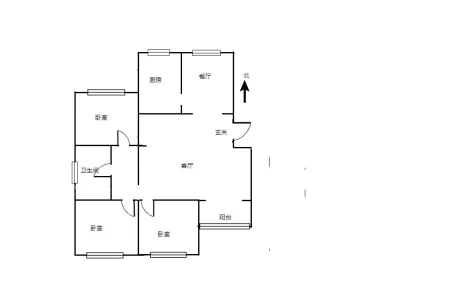 天海花园 3室2厅1卫 南北 精装