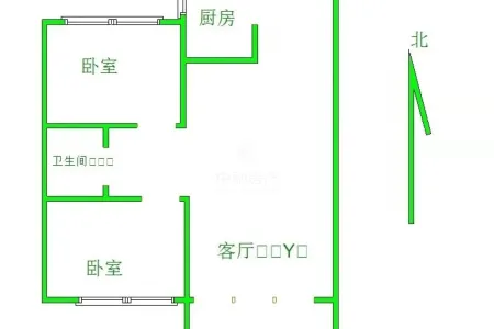 万达维多利亚湾（31-67号楼） 3室2厅1卫 南北 毛坯