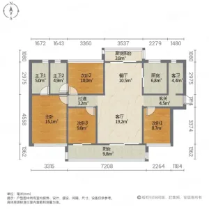  欧式田园风,豪华装修,地铁盘学区房！