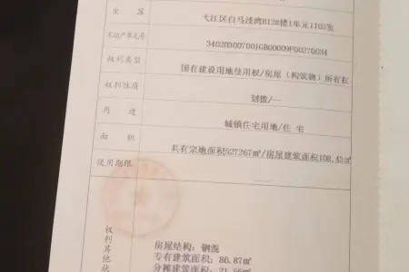 白马浅湾安置区2房2厅1卫南毛坯真实好房