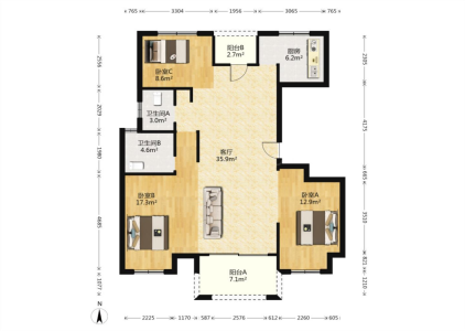 朝辉东方城三区