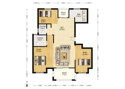 朝辉东方城三区