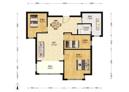 朝辉东方城二区