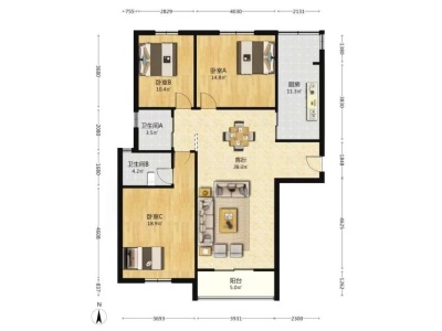 旭日天都三组团