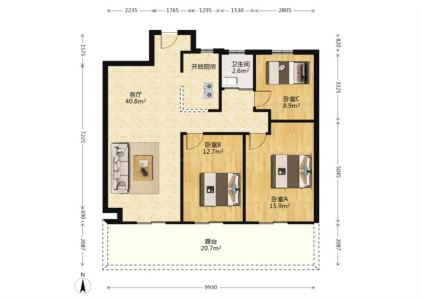 朝辉东方城二区