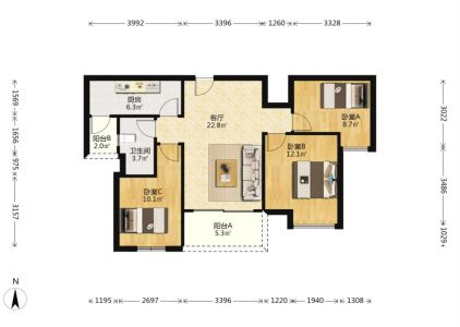 三山碧桂园镜湖春色