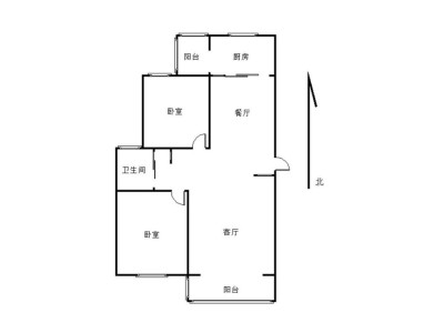 永盛花园五区2房南毛坯真实好房
