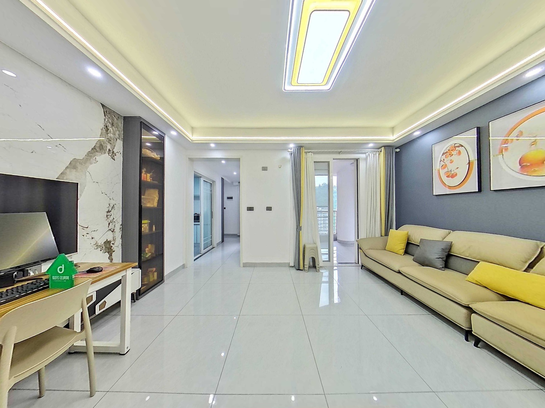 （中心广场）滨江丽都 2室2厅1卫 南