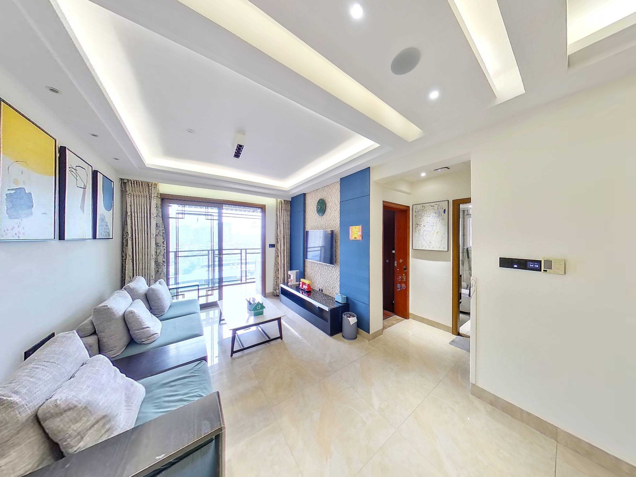 （区政府）一新国际社区 2室2厅1卫 南