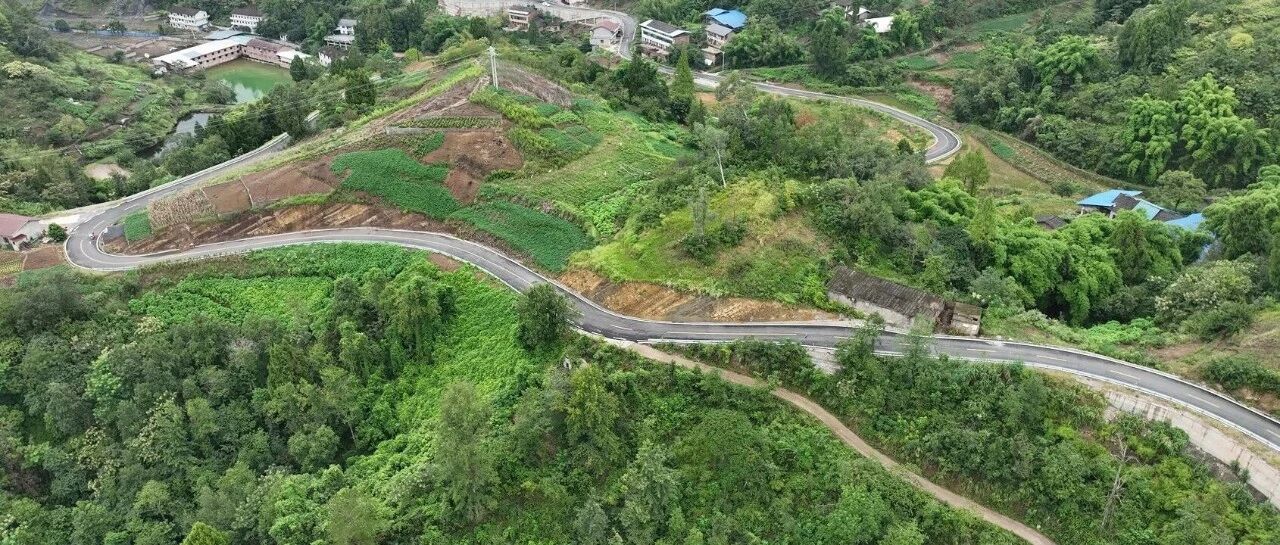 达州高新区关渡村13.9公里乡村路，通车！