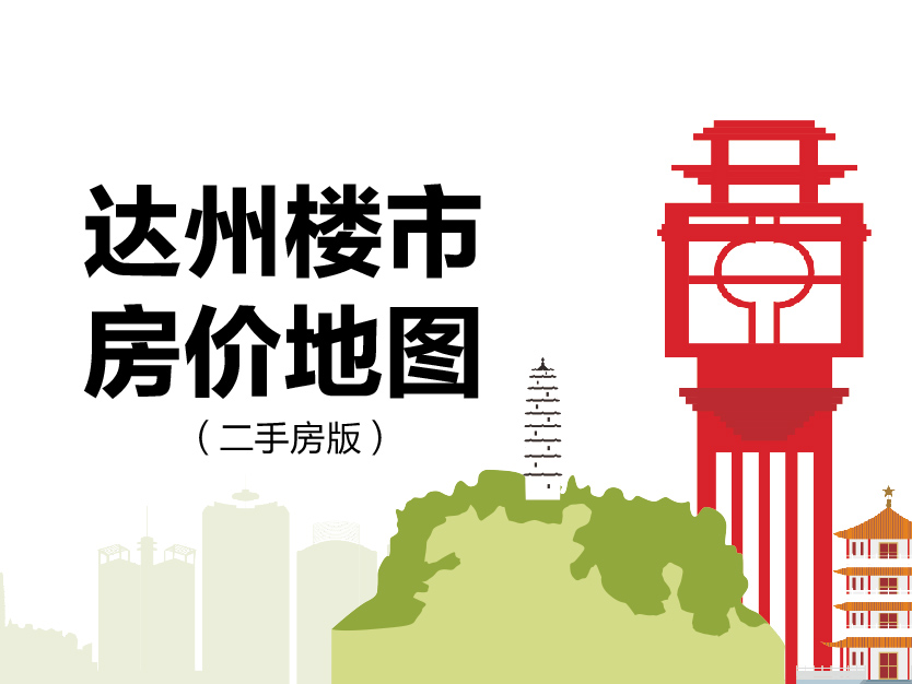 2026年1月最新！达州各区域二手房房价地图火热出炉