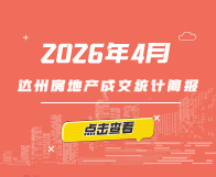 【指数】2026年4月达州楼市成交统计