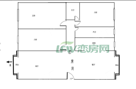 怡馨苑,3房120.0㎡㎡, 42.0万