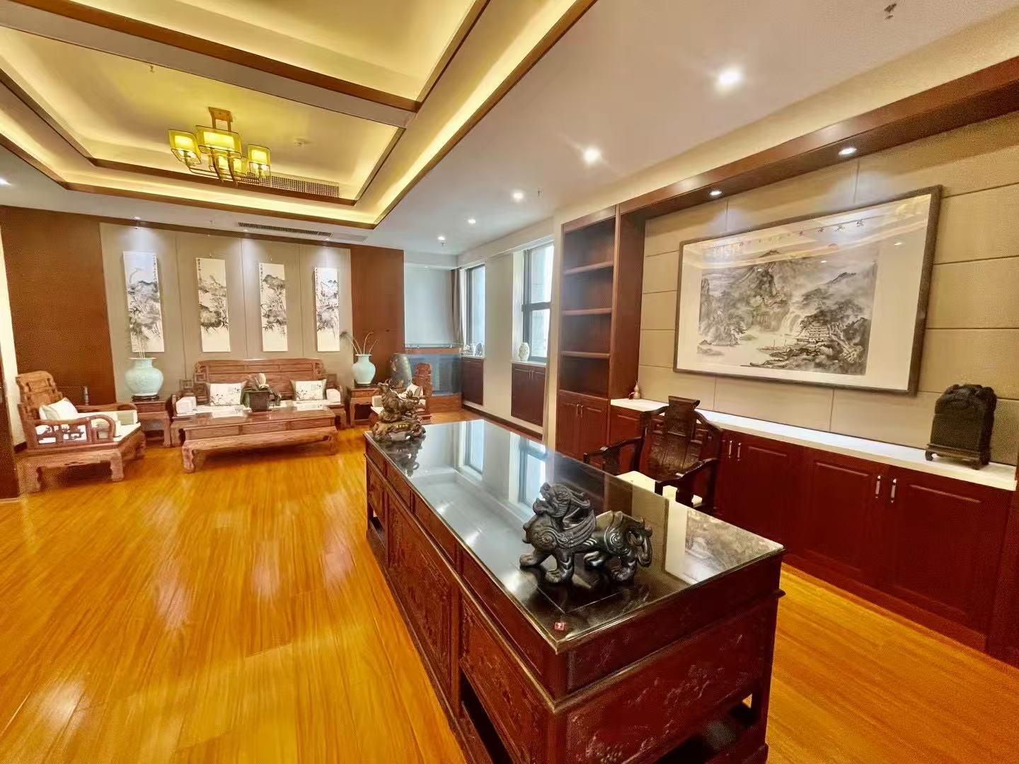 华创观礼中心(17租)朝东向 精装办公 平层 位于奥体中心  