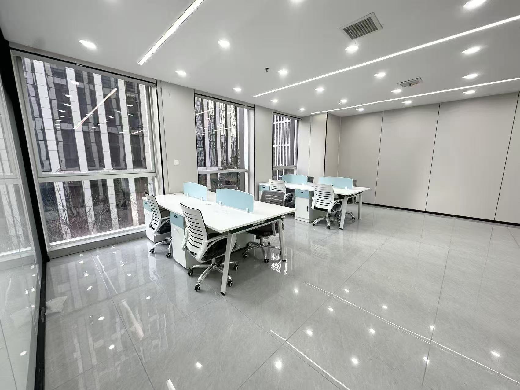 汉峪金谷(17租)朝西南向 精装办公  位于舜华路